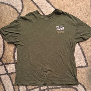 RVCA Army Green Short Sleeve Tee size XS